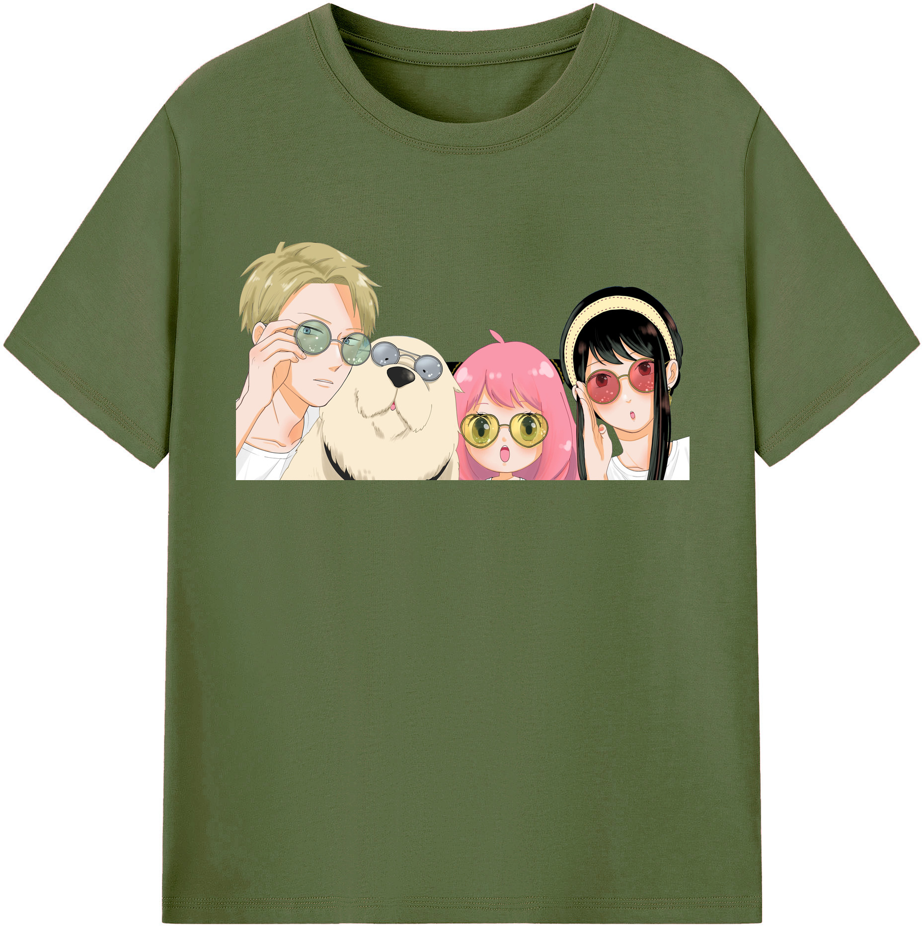 （画像用） SPY×FAMILY间谍家家酒 綿100％半袖Tシャツ（フロントプリント）
